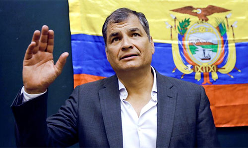 expresidente ecuatoriano Rafael Correa Prisión preventiva para el expresidente ecuatoriano Rafael Correa